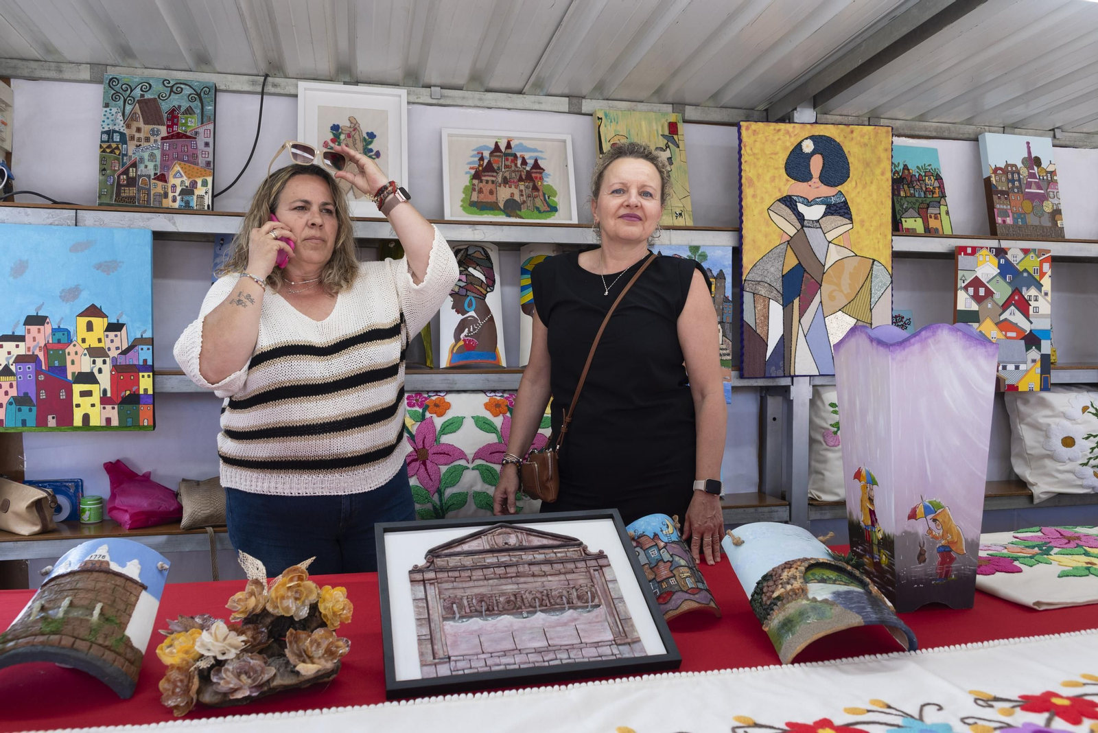 Fotos de las actuaciones y exposición de la Feria del Arte de San Roque 2025