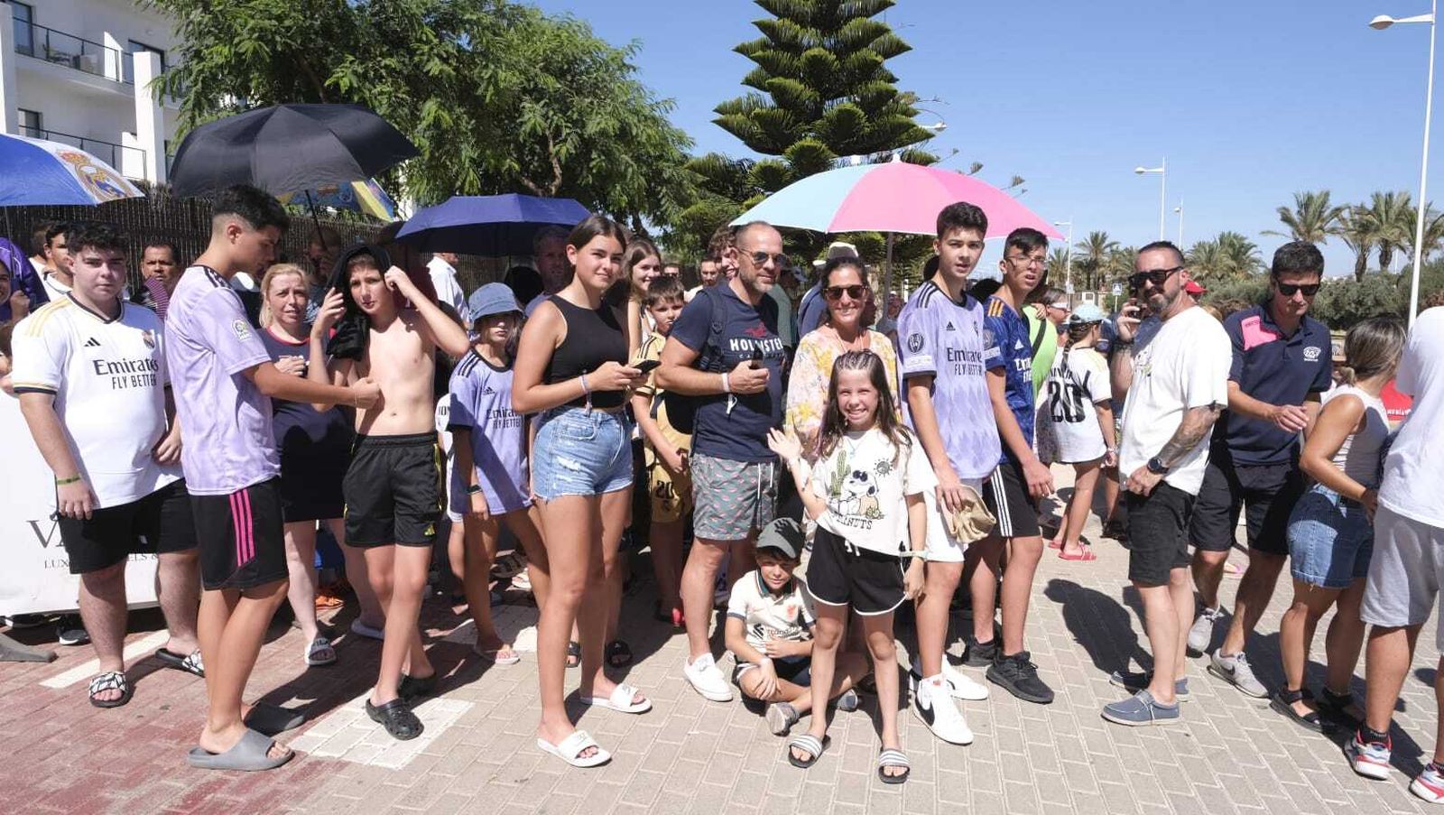 La llegada del Real Madrid a Almería en imágenes