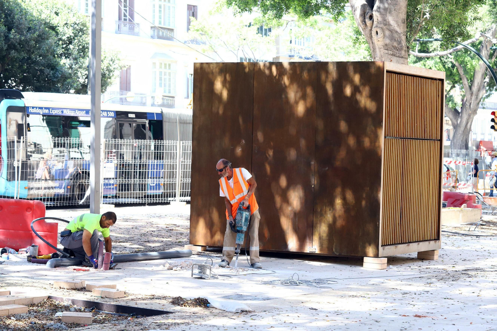 Las fotos de los nuevos puestos de flores de la Alameda
