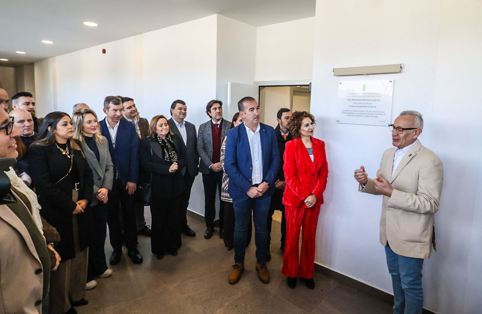 Fotografías de la inauguración de las nuevas instalaciones del complejo deportivo municipal de Bonares