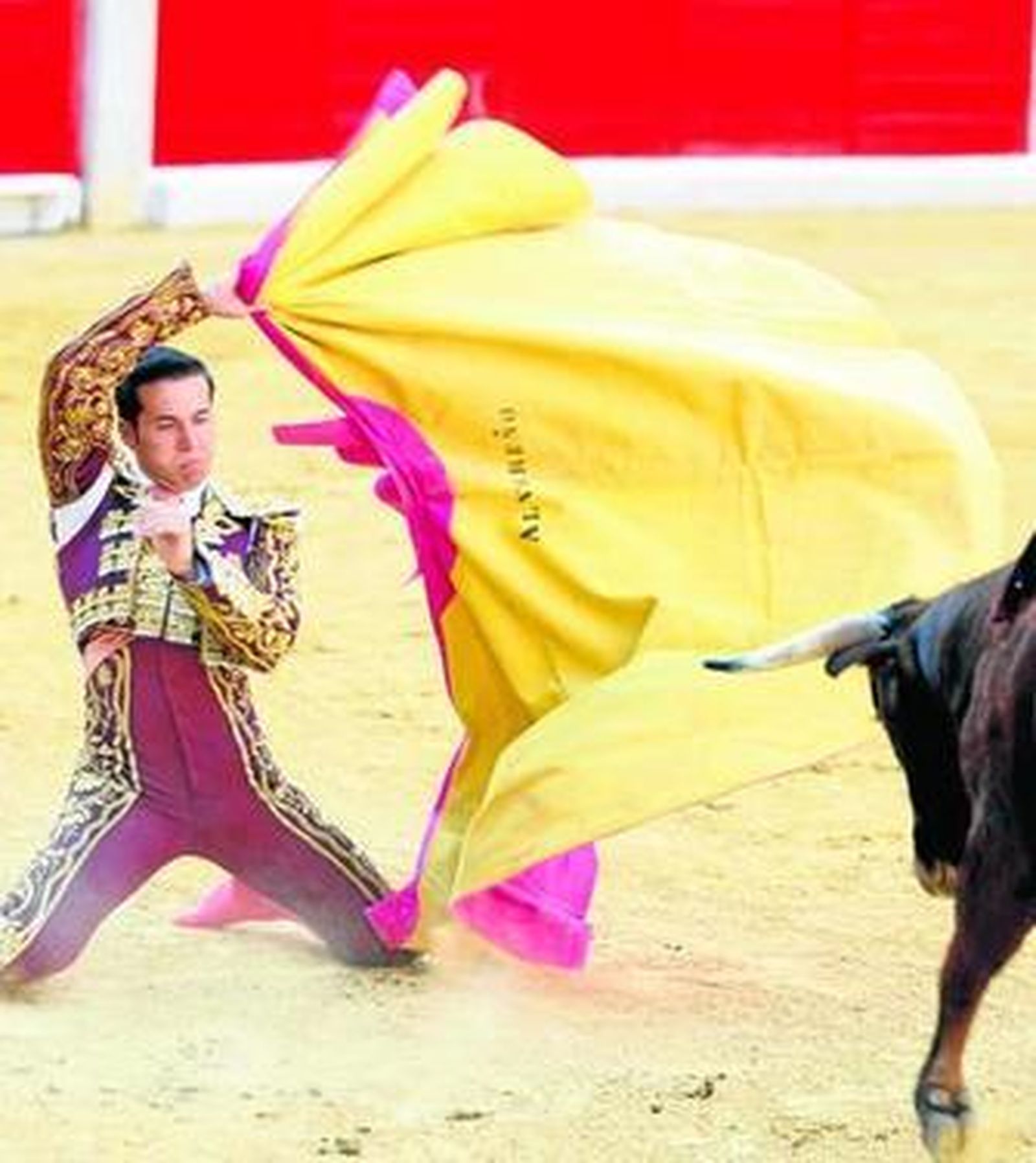 El Alvareño inició a portagayola su completa faena.