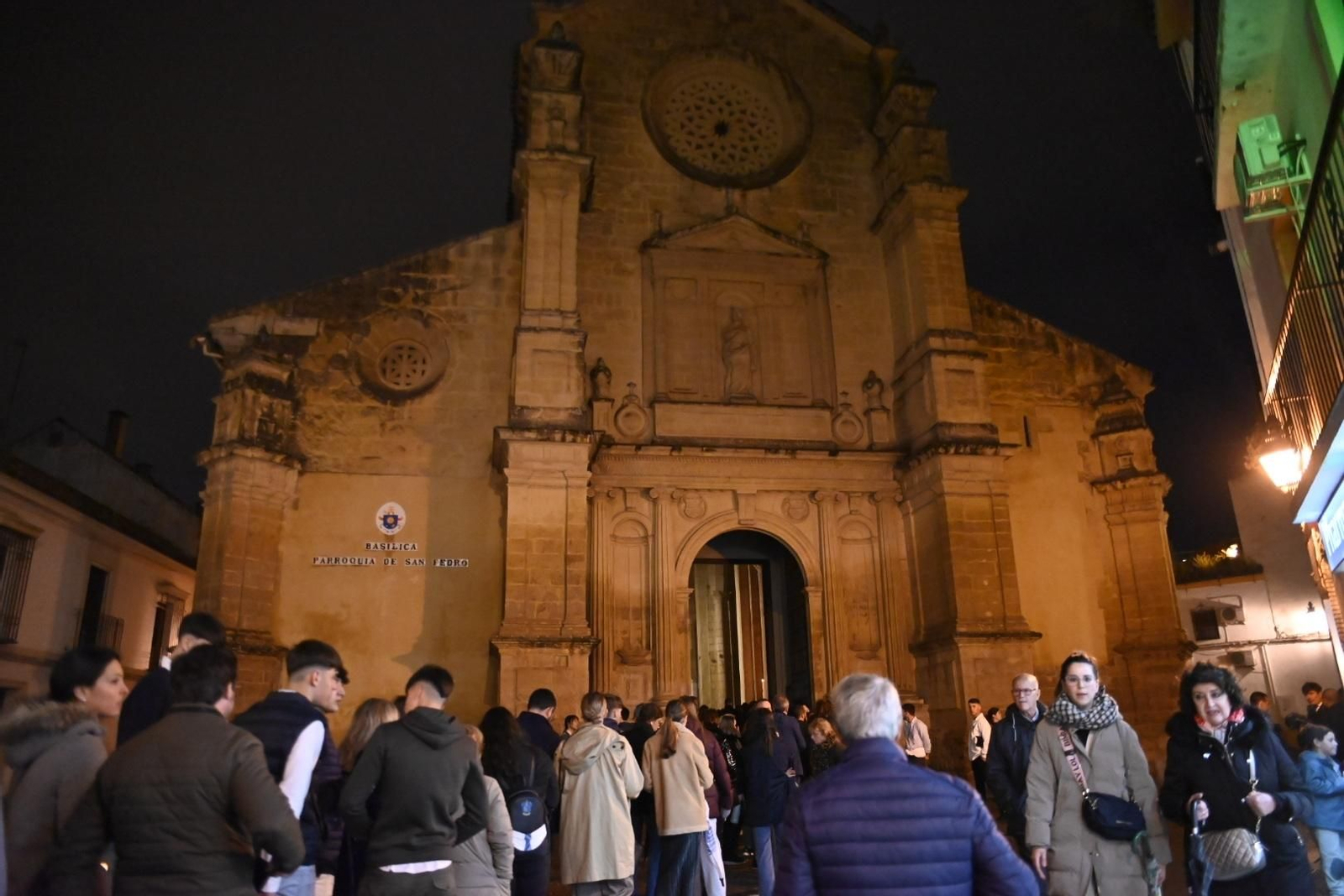 Las imágenes de la hermandad de la Misericordia en San Pedro este Miércoles Santo