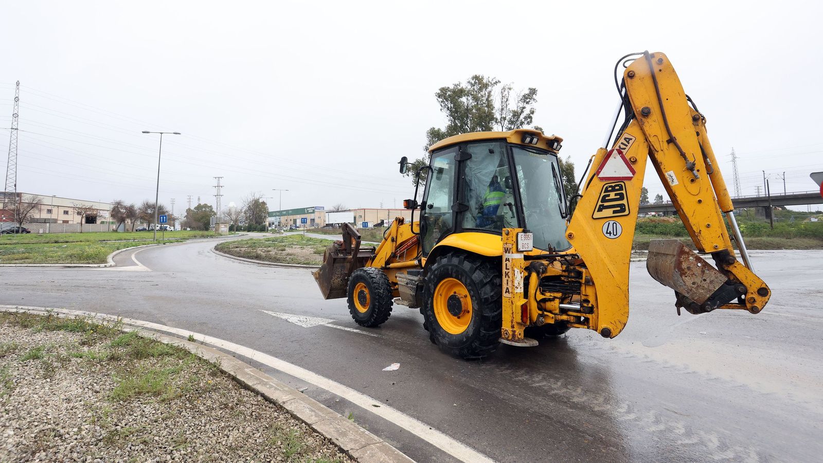 Ruta por la zona rural inundada de Jerez