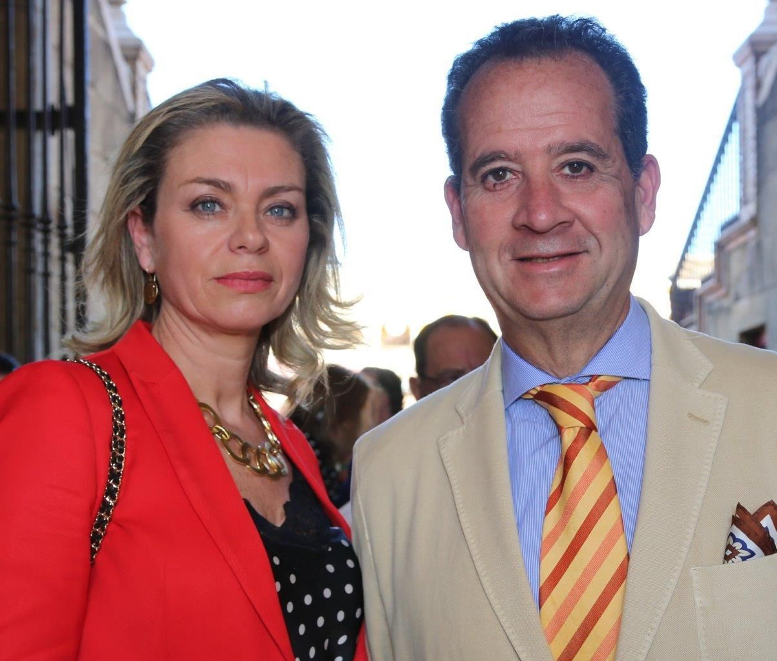 Mª Dolores Delgado y Carlos Suffredini, Director del Hotel Alfonso XIII