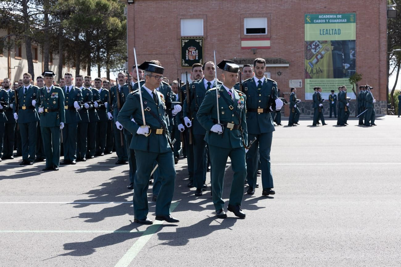 Jura de bandera de la 130ª promoción de guardias civiles de la Academia de Baeza