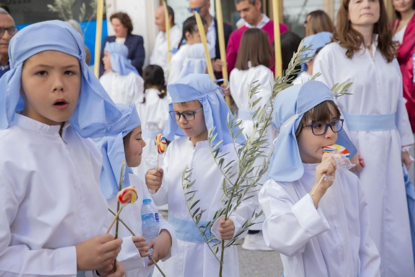Domingo de Ramos en Montilla: La procesión de la Borriquita, en imágenes