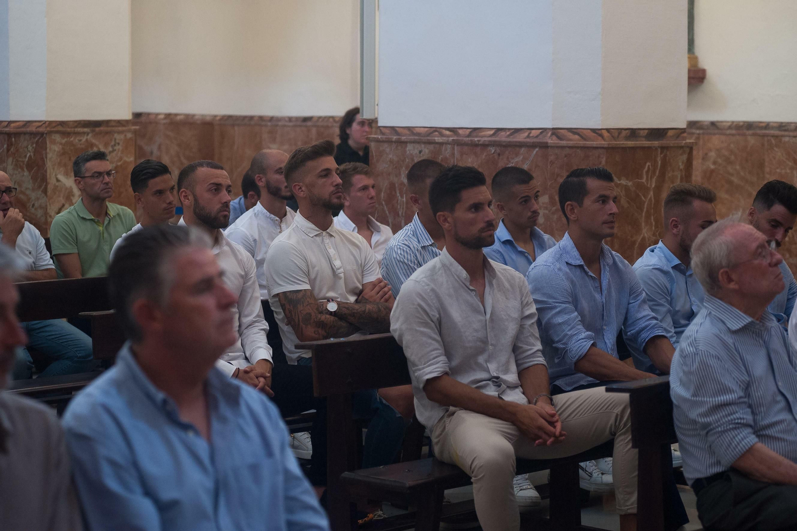 Las fotos del Málaga CF en la Divina Pastora