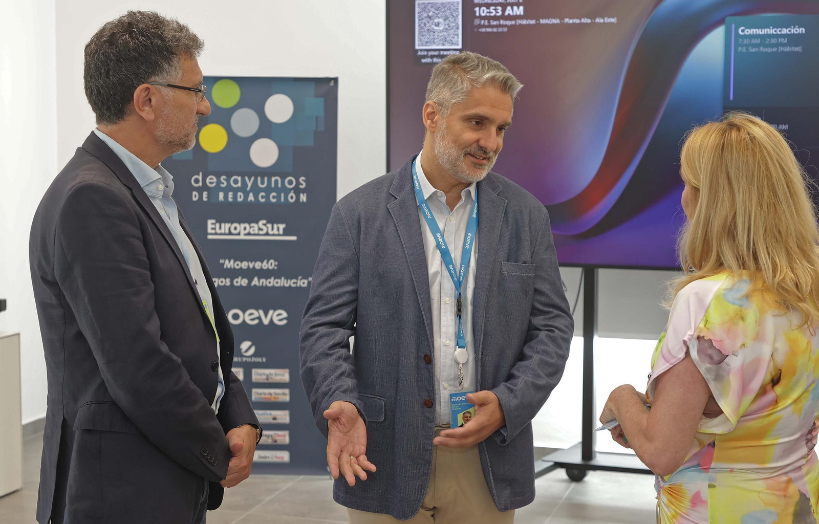 Fotos del Desayuno de Redacción de Europa Sur 'Moeve60 : Diálogos de Andalucía' en SanRoque