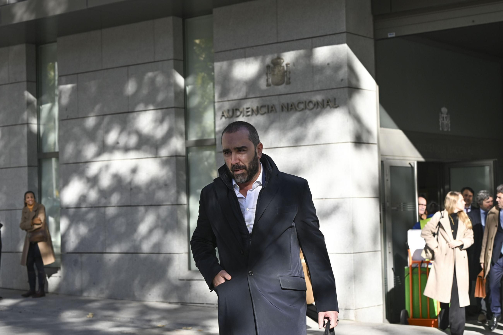 Víctor de Aldama, tras comparecer en la Audiencia Nacional este jueves.