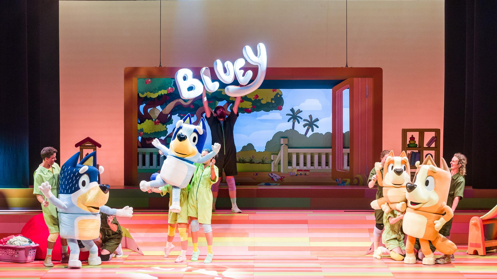 La adaptación teatral 'El show de Bluey'.