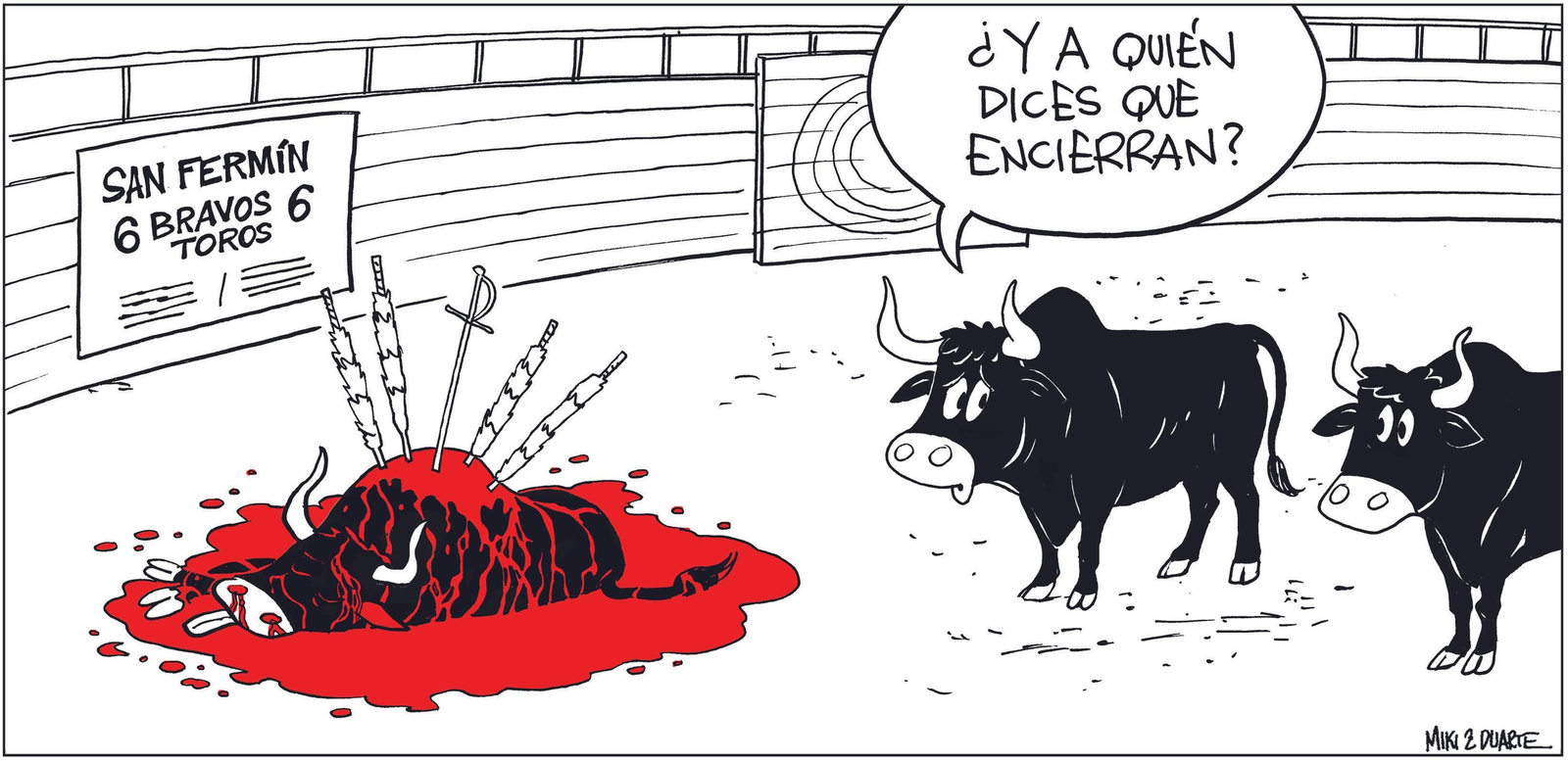 Viñeta de archivo (10/07/2017) No al maltrato animal