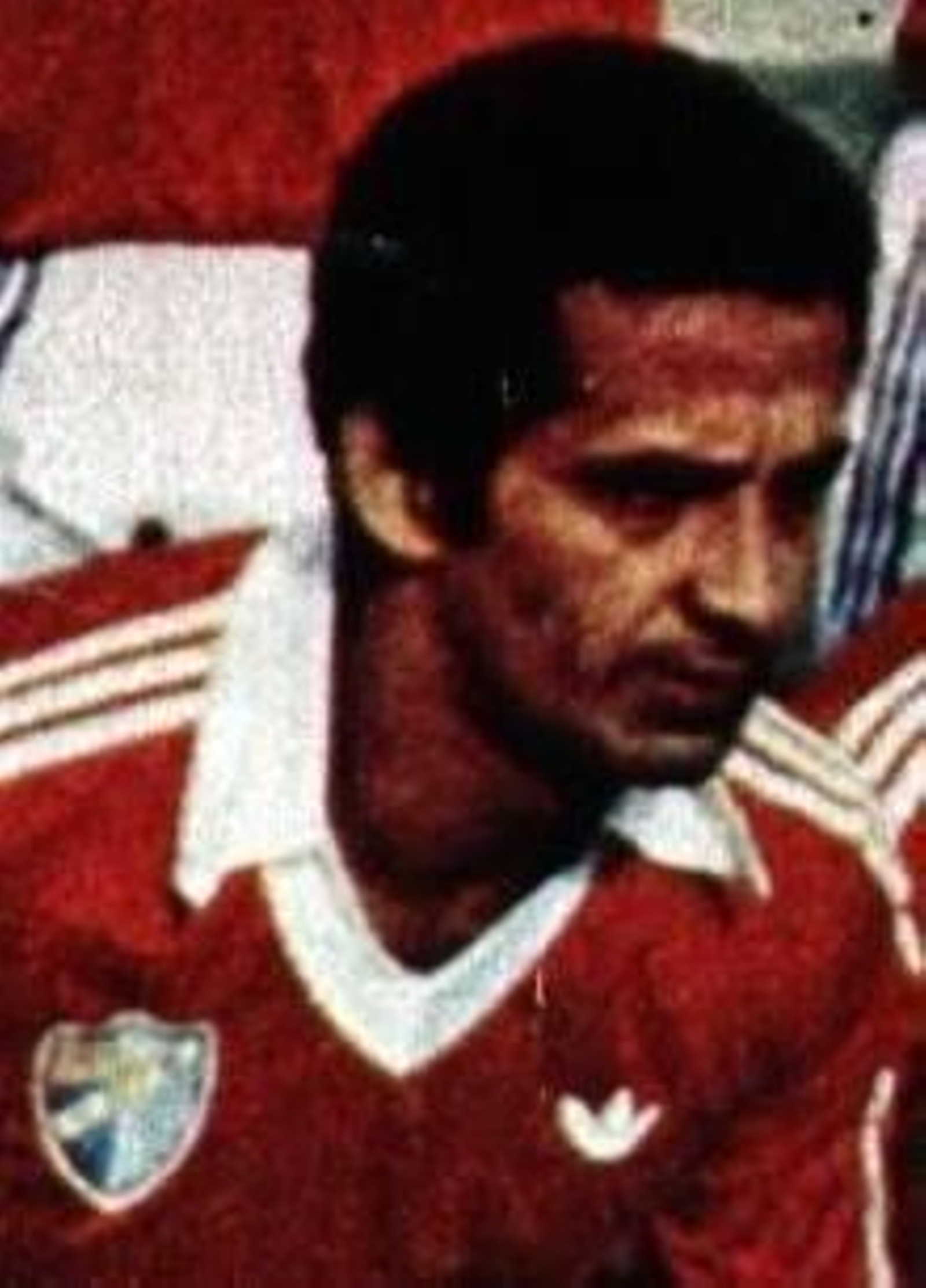 Peribaldo, en una imagen en el Málaga CF.