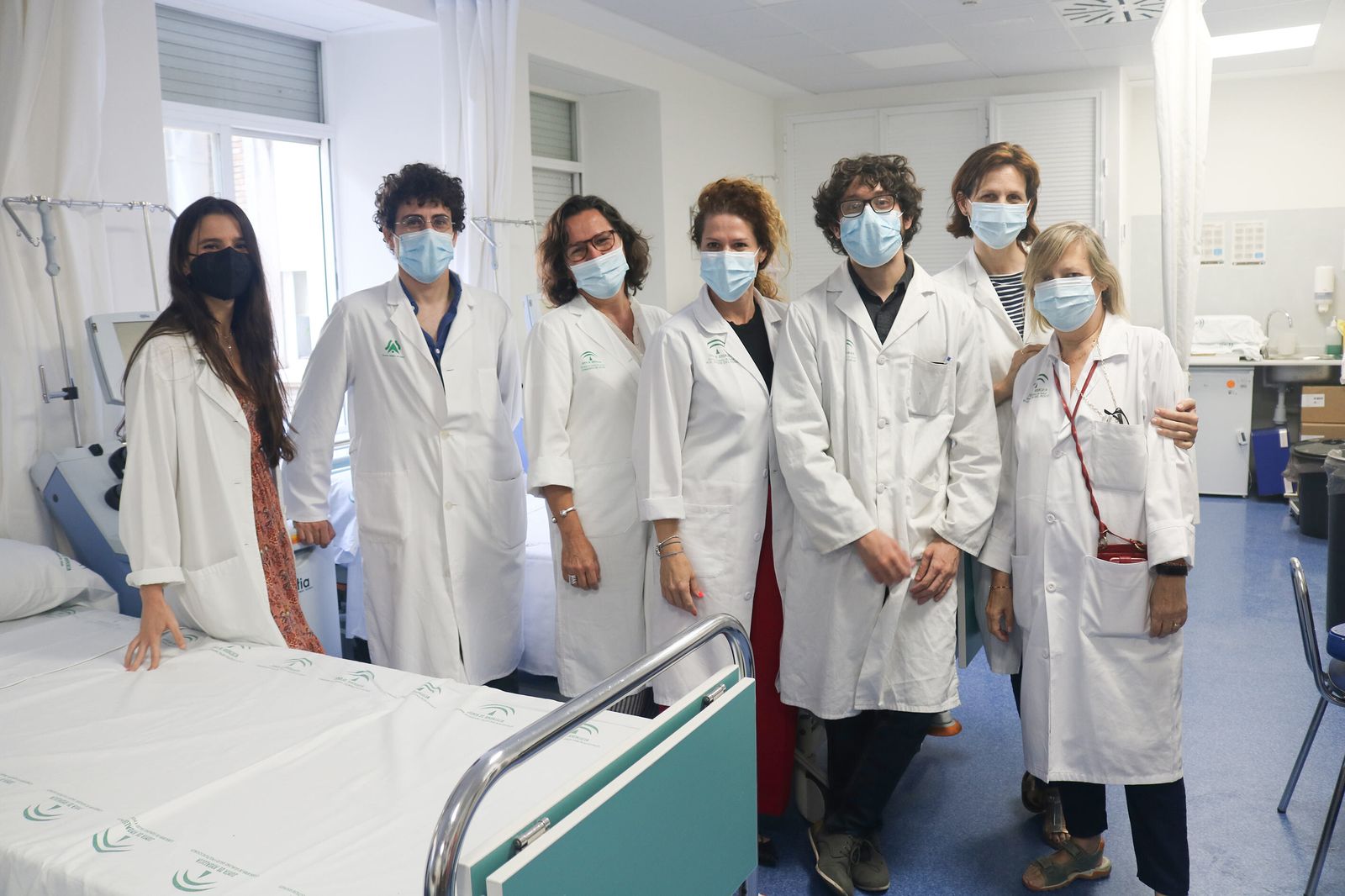 El equipo del que depende el cribado de la enfermedad de células falciformes en el Virgen del Rocío.