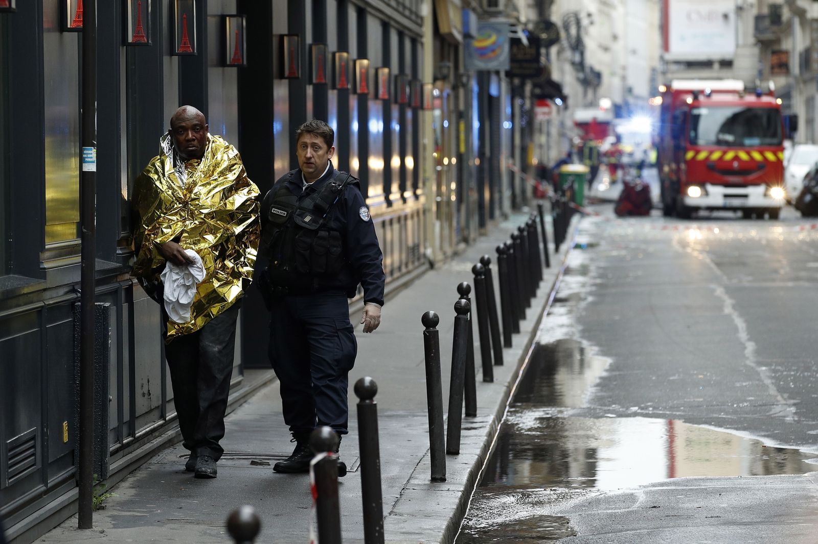 Las imágenes de la explosión de gas en París