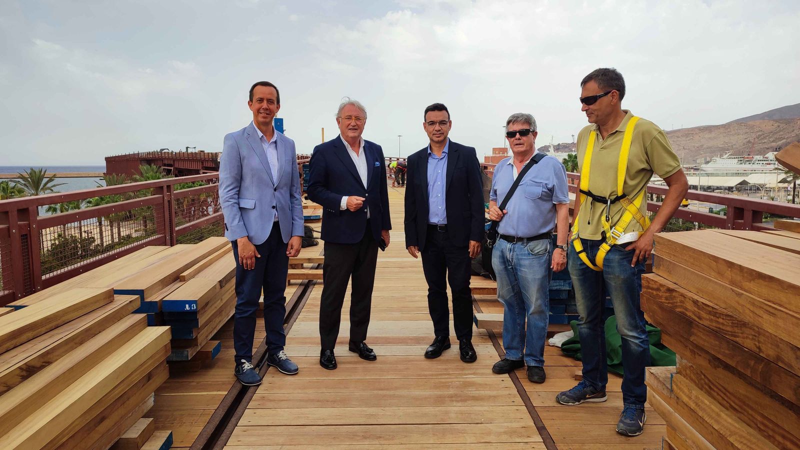 El presidente de la Autoridad Portuaria ha acompañado al subdelegado del Gobierno