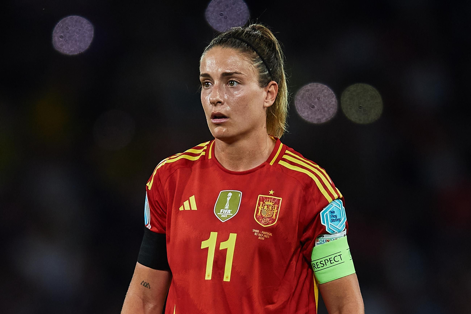 Las fotos del España - Portugal en la Eurocopa femenina