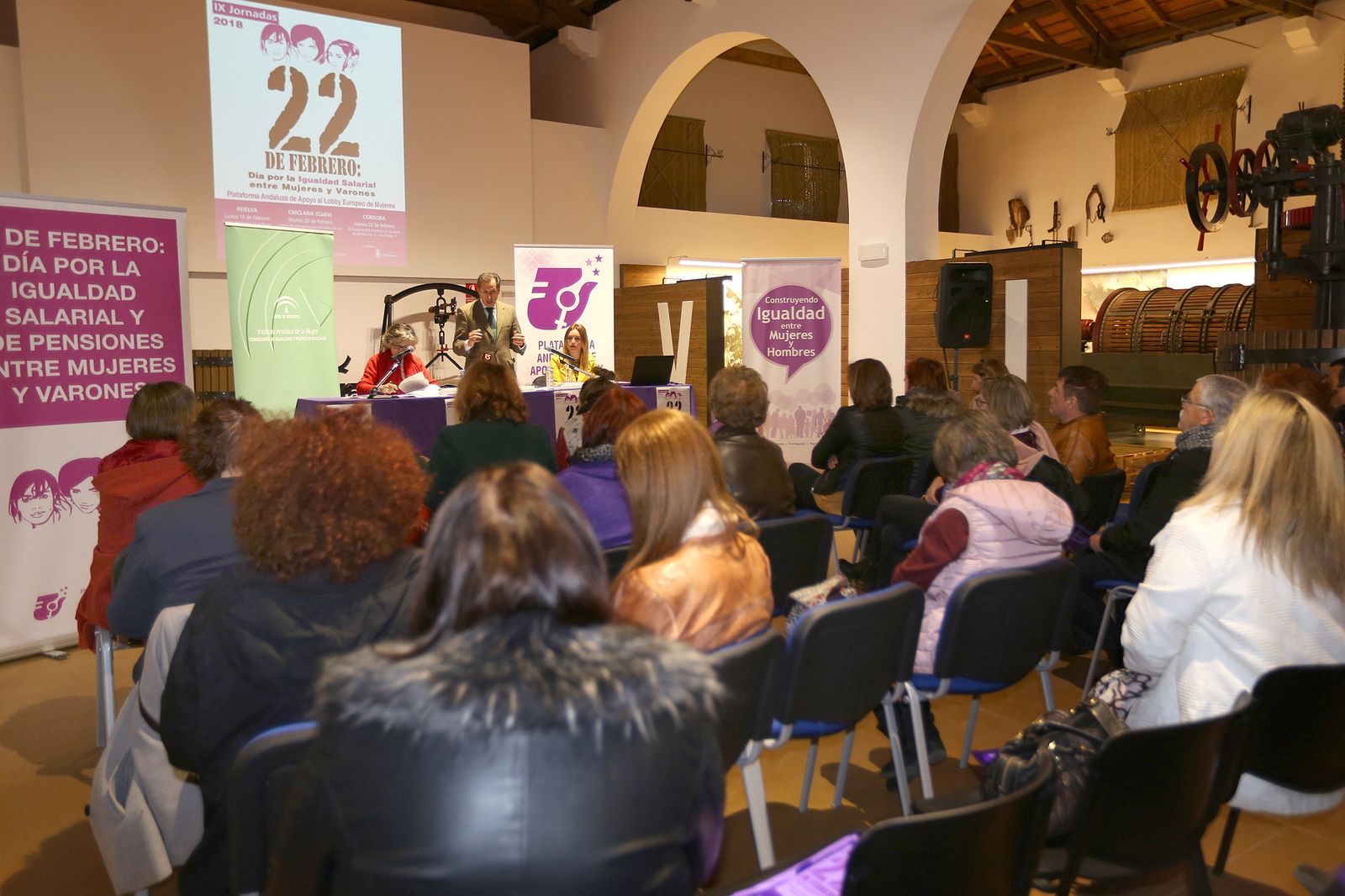Un momento de la inauguración de la jornada celebrada ayer en la ciudad.