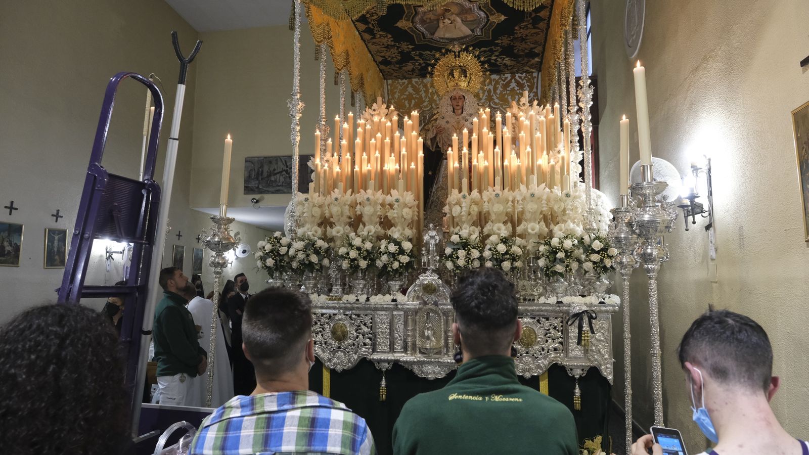 Procesión de Macarena en Almería, en imágenes.
