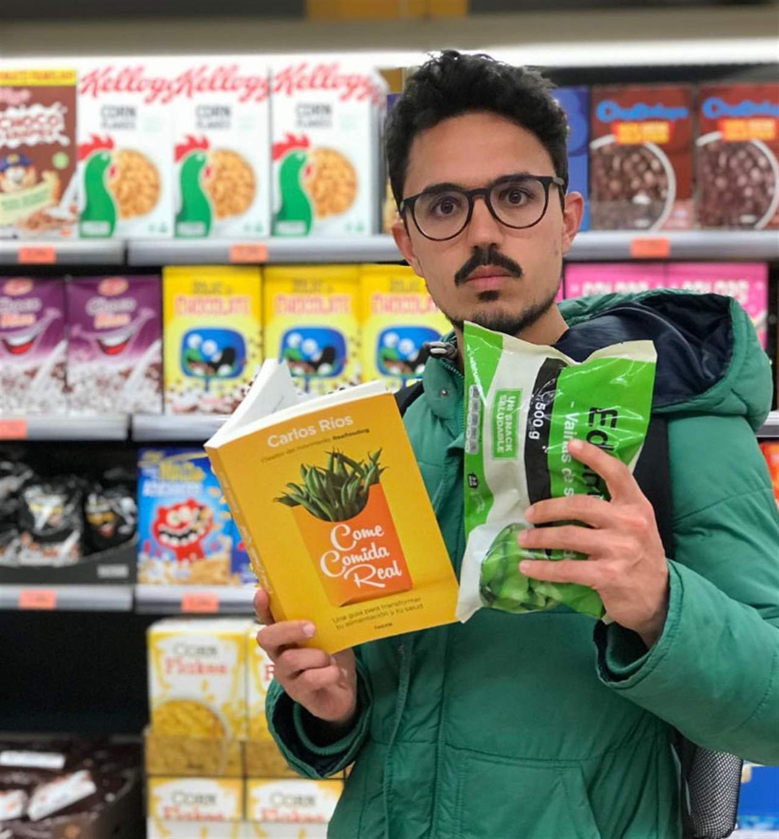 Carlos Ríos, autor del libro 'Come comida real'.