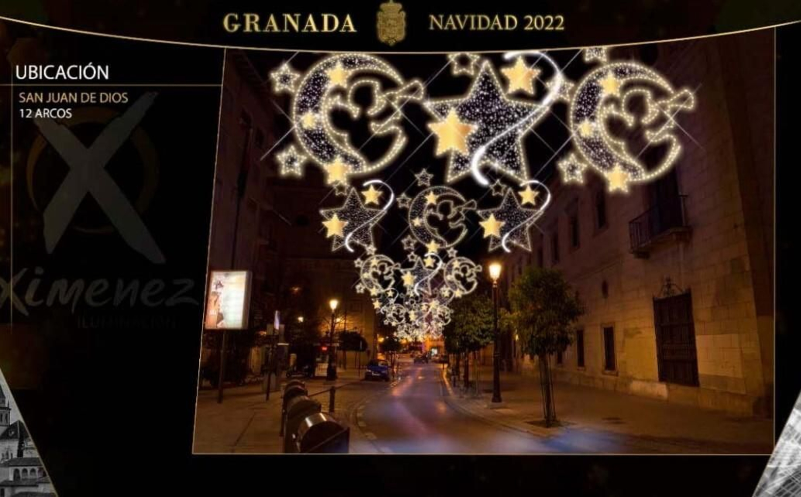 Estas son las luces de Navidad del Centro de Granada, calle por calle
