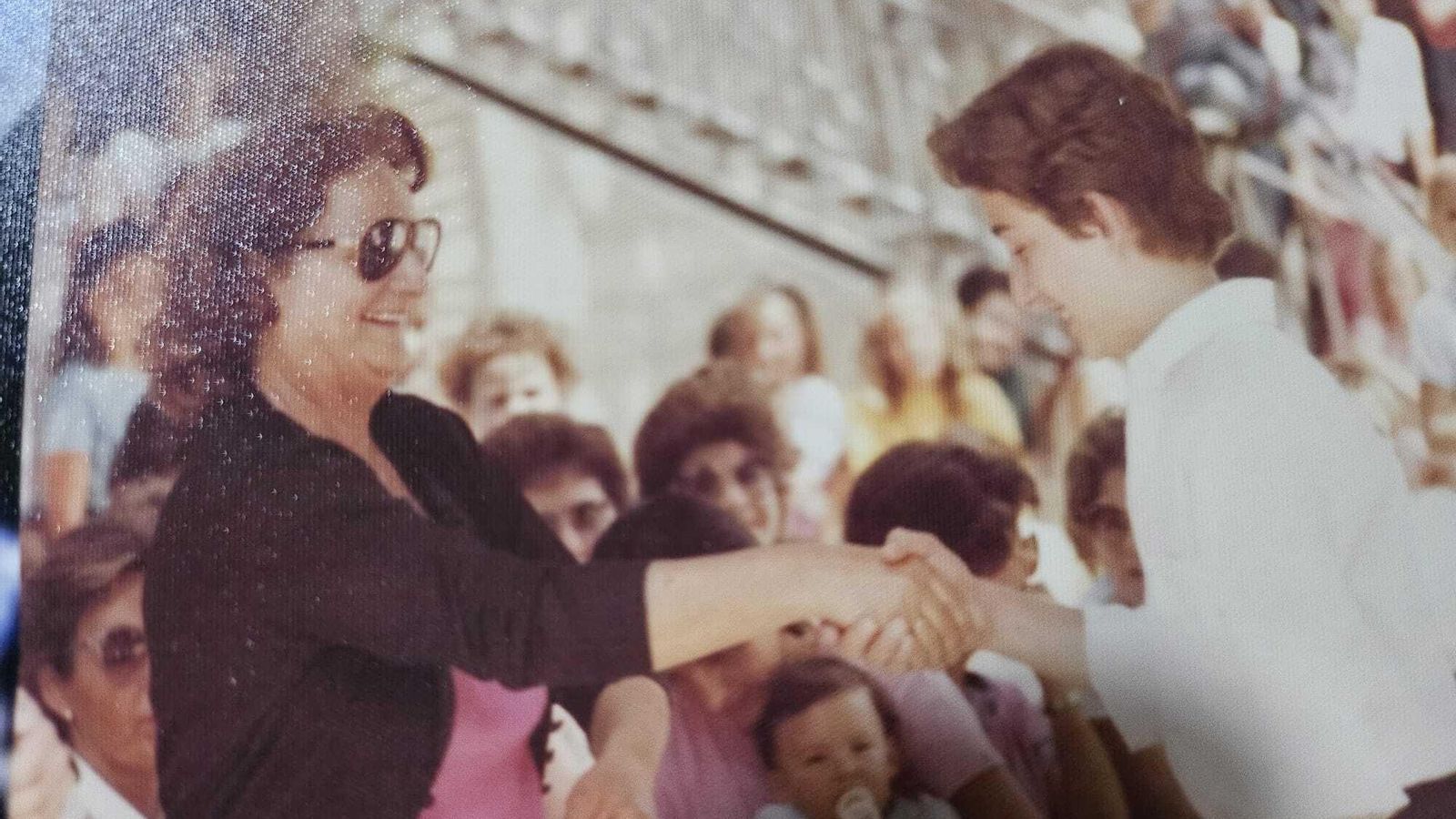 María Luisa Fernández, la Señora Miller, durante un acto.