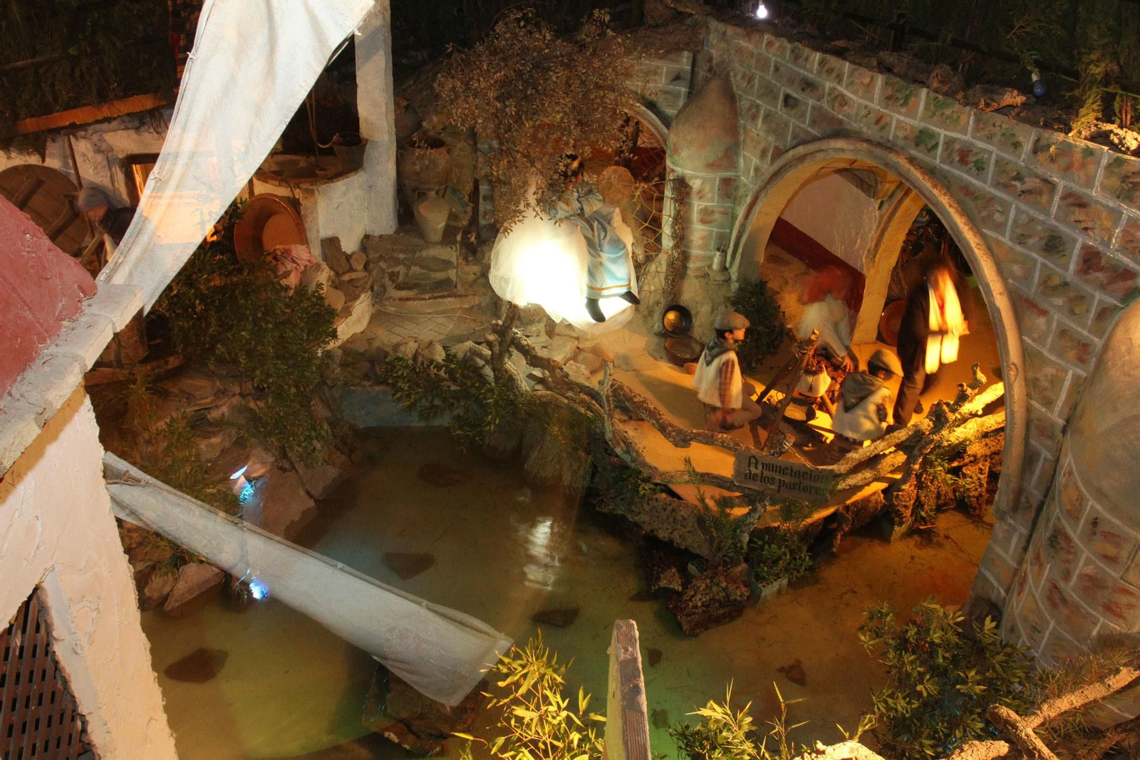 Imágenes de la inauguración del Belén viviente de Beas