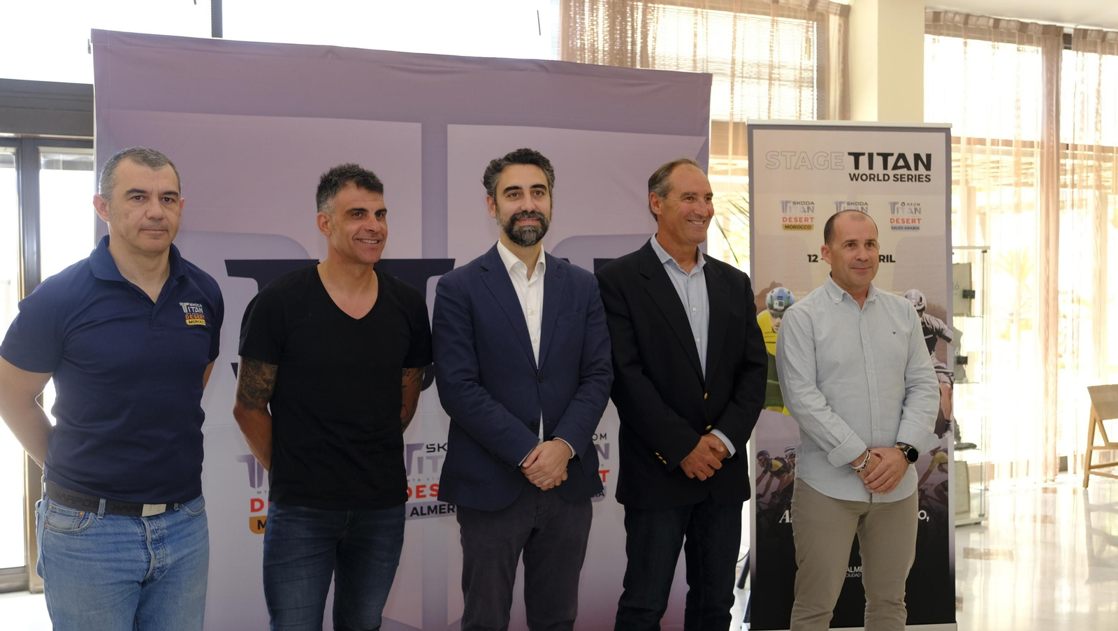 Imágenes de la presentación del Stage Titan World Series, en Almería