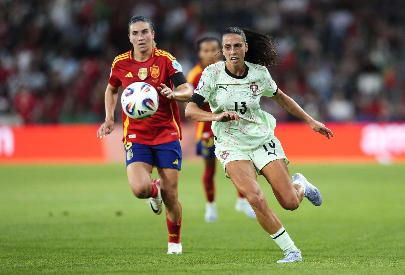 Las fotos del España-Portugal en la Eurocopa femenina