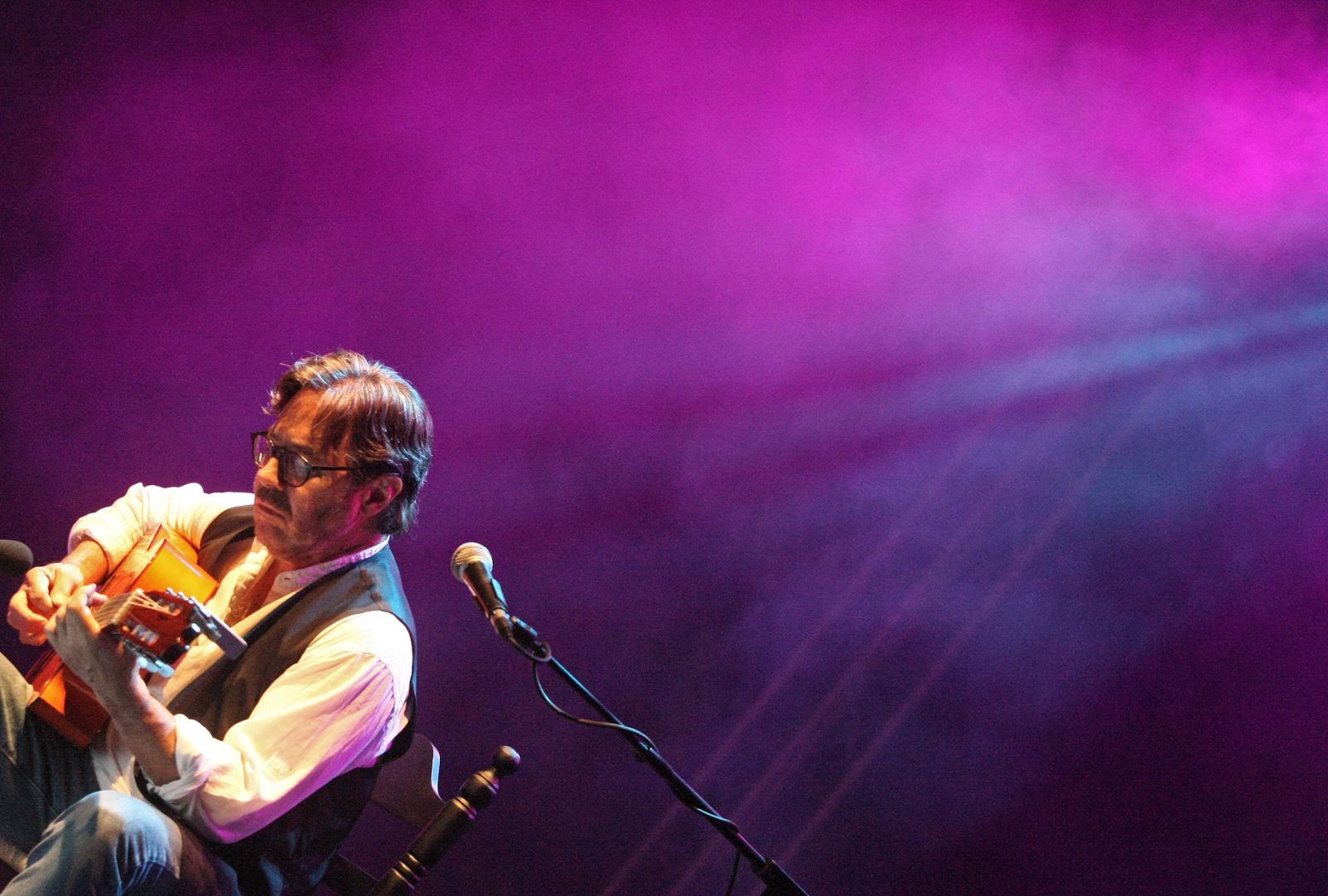 Al Di Meola, en el IV Encuentro de Guitarra Paco de Lucía