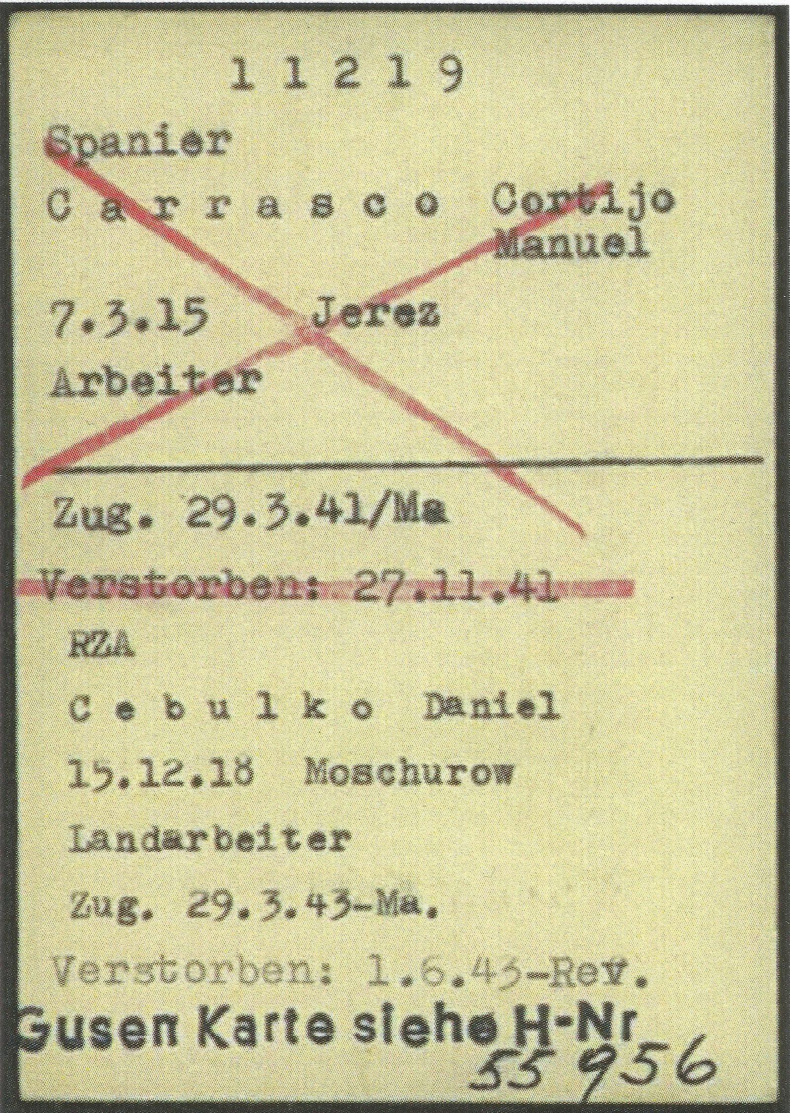 Documentación de Manuel Carrasco Cortijo.