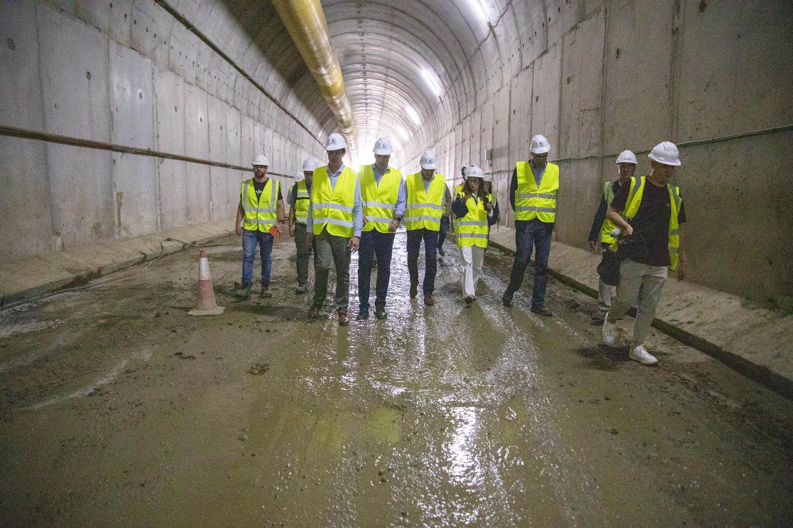 Así avanzan las obras del túnel de Viator del Ave