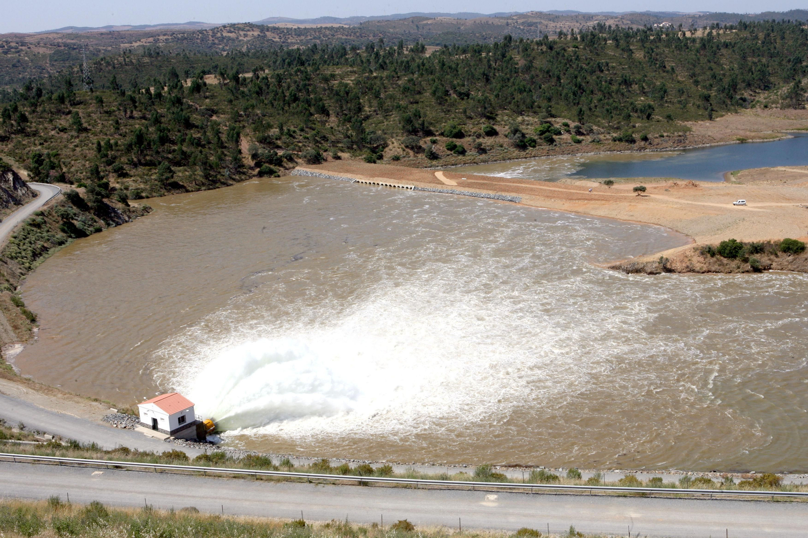 Llenado de la Presa del Andévalo.