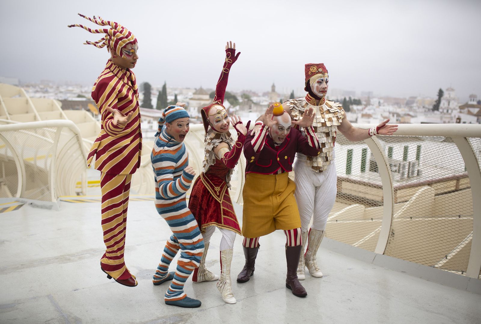La presentación de espectáculo 'Kooza', en Sevilla