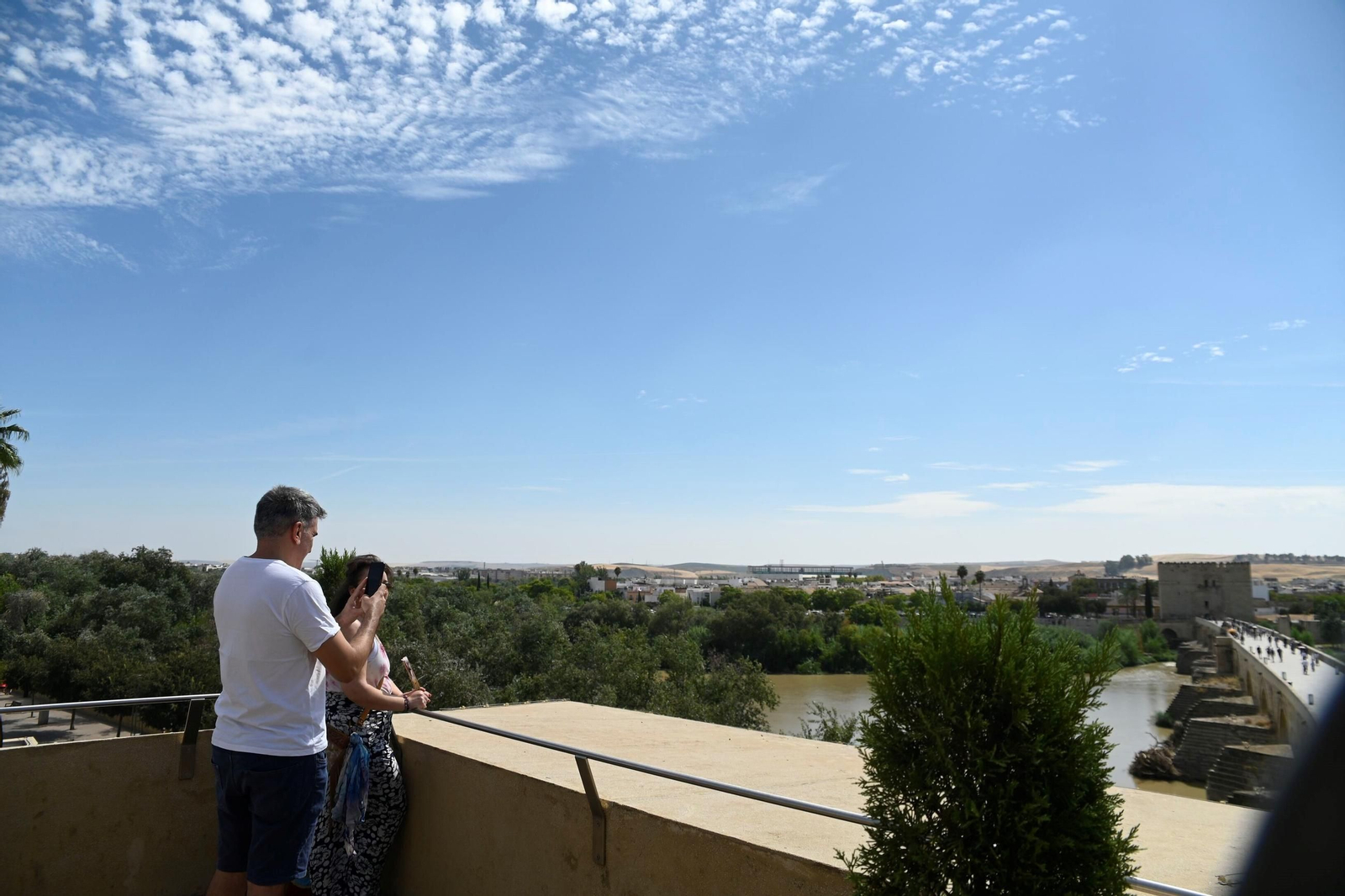 Las imágenes de las nuevas vistas de Córdoba desde el mirador de la Puerte del Puente