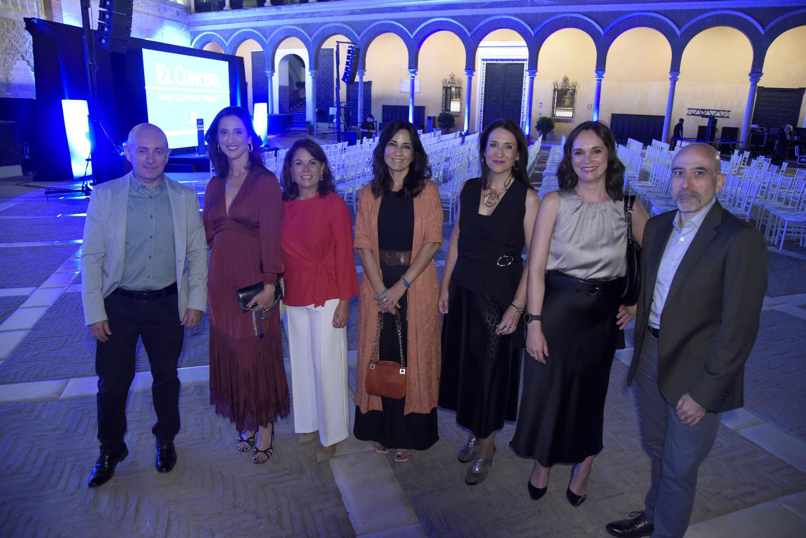 Juan Rubio, Beatriz Colado, Mariví Gómez, Rocío Martín, Marta Cañal y Adrián González