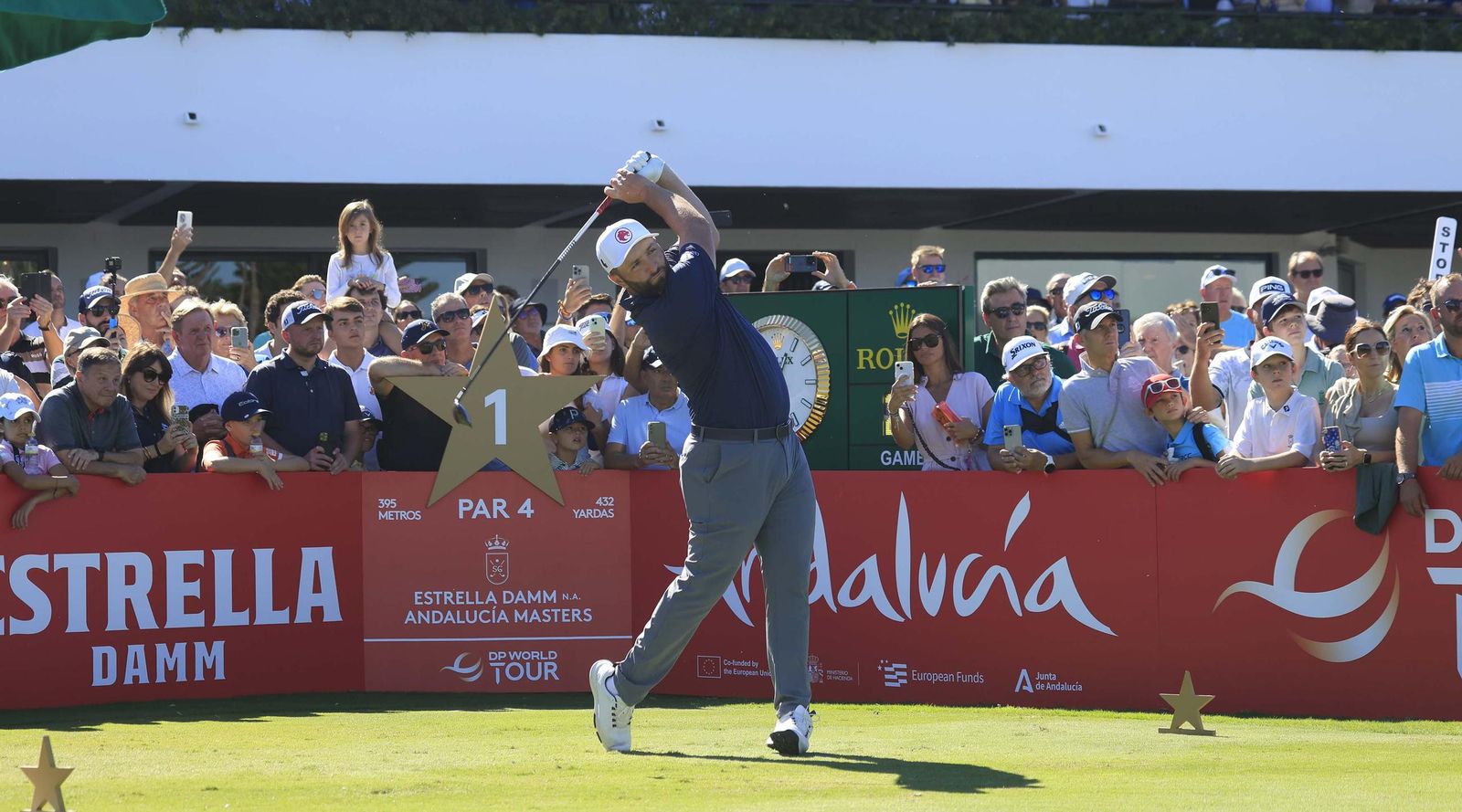 Las fotos de la tercera jornada del Estrella Damm N.A. Andalucía Masters de golf, en el RCG Sotogrande de San Roque