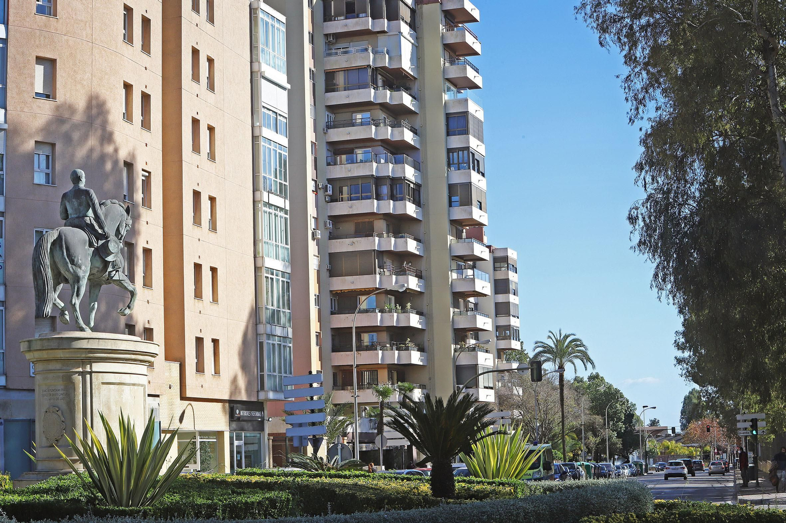 Viviendas de la urbanización El Bosque.