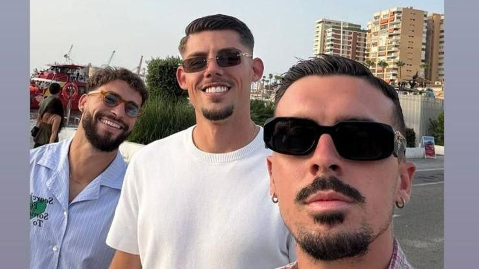 Joaquín Muñoz, Javi Montero y Dani Sánchez
