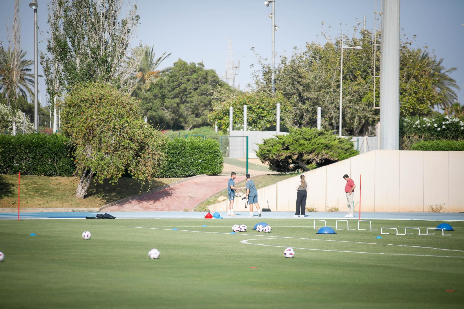 Primer entrenamiento pretemporada del Almería, en imágenes