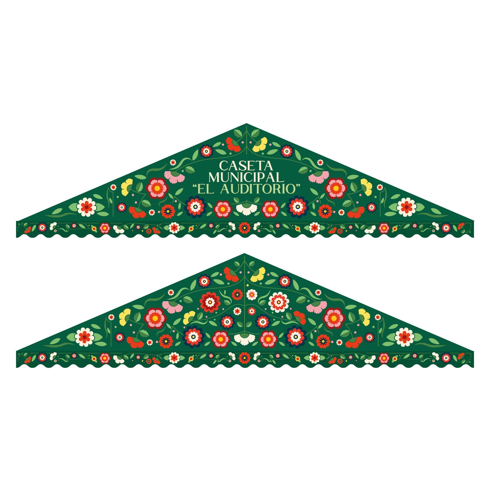 Pañoletas de la caseta municipal.