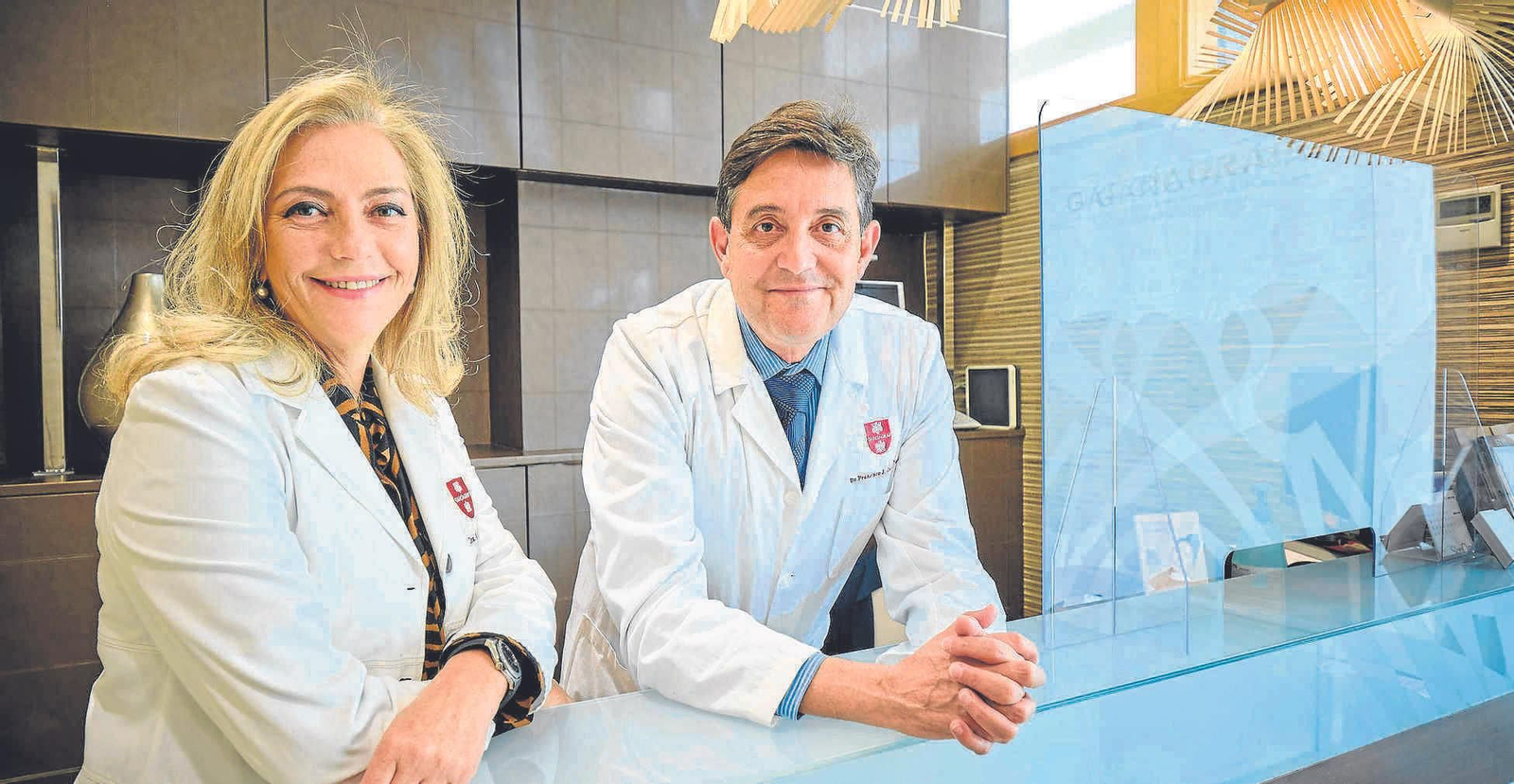 Elaine Graf de Miranda y Francisco J. García Poch.