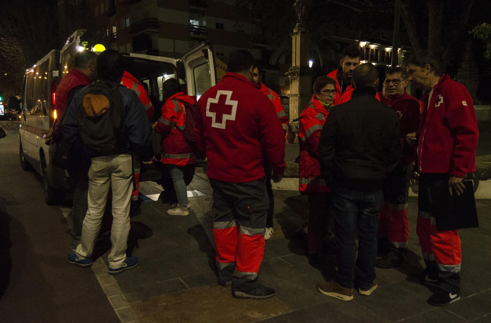 Salidas nocturnas de Cruz Roja.