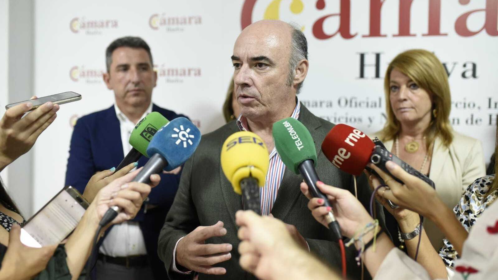 Mariano García, presidente de la Cámara de Comercio de Badajoz.