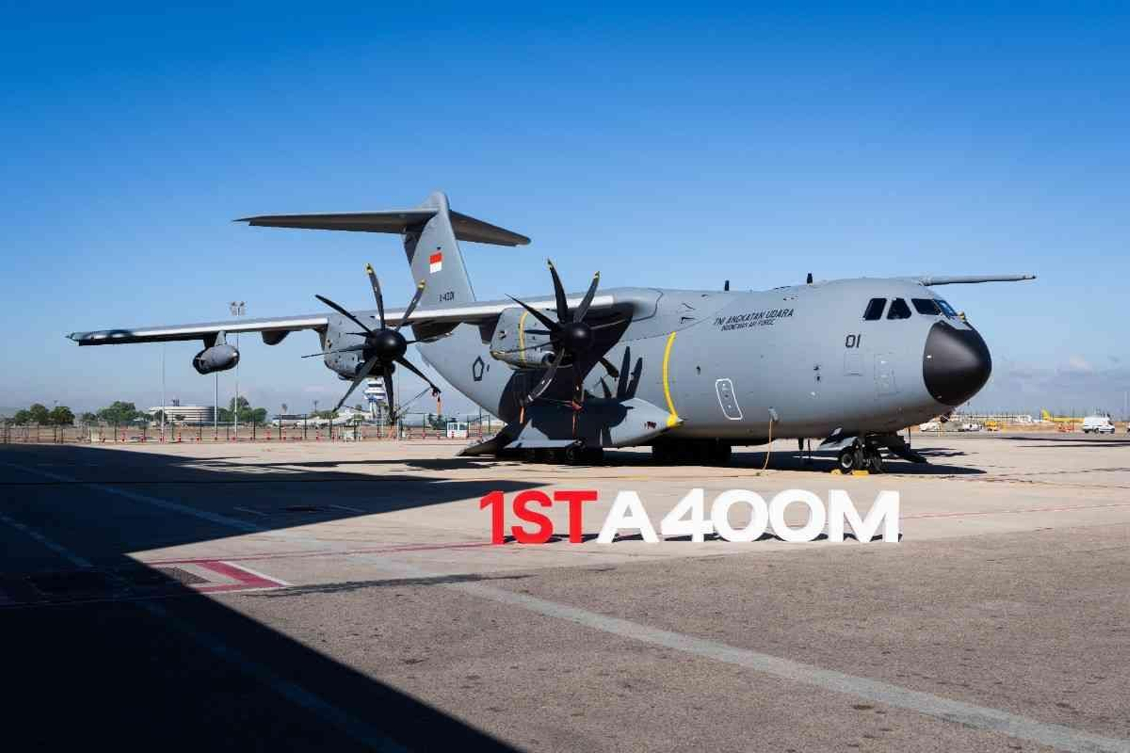 Imagen facilitada por Airbus del primer A400M entregado a Indonesia.