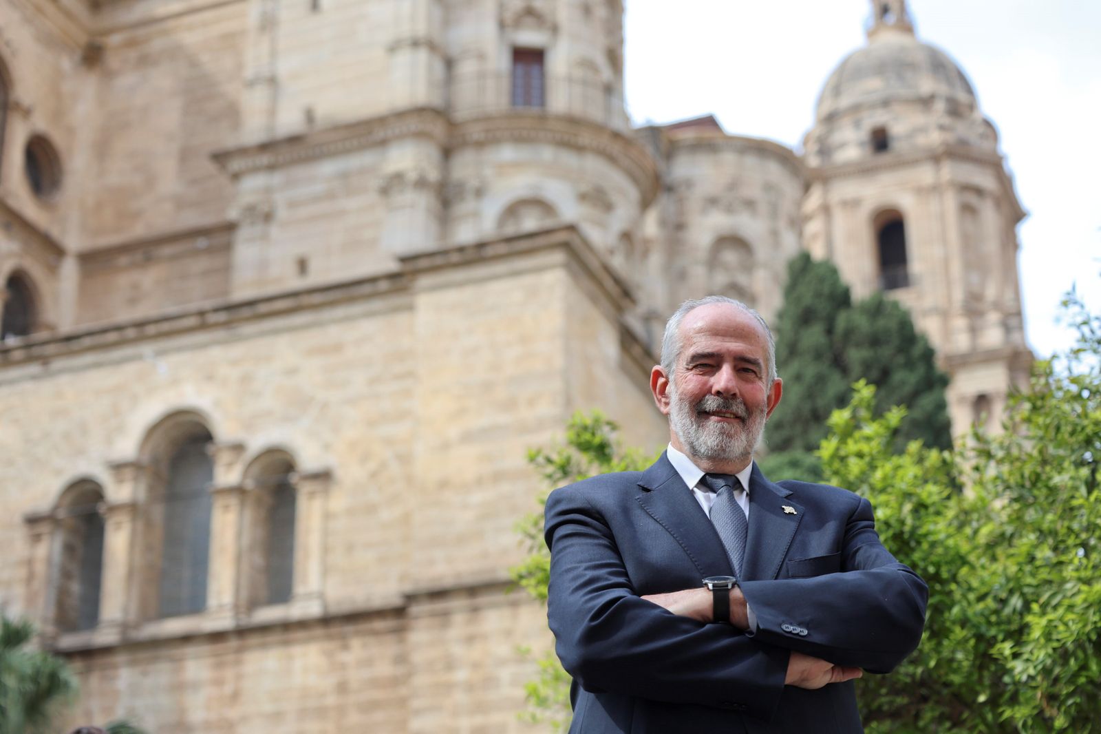 El presidente de la Agrupación de Cofradías de Málaga, en una imagen reciente.