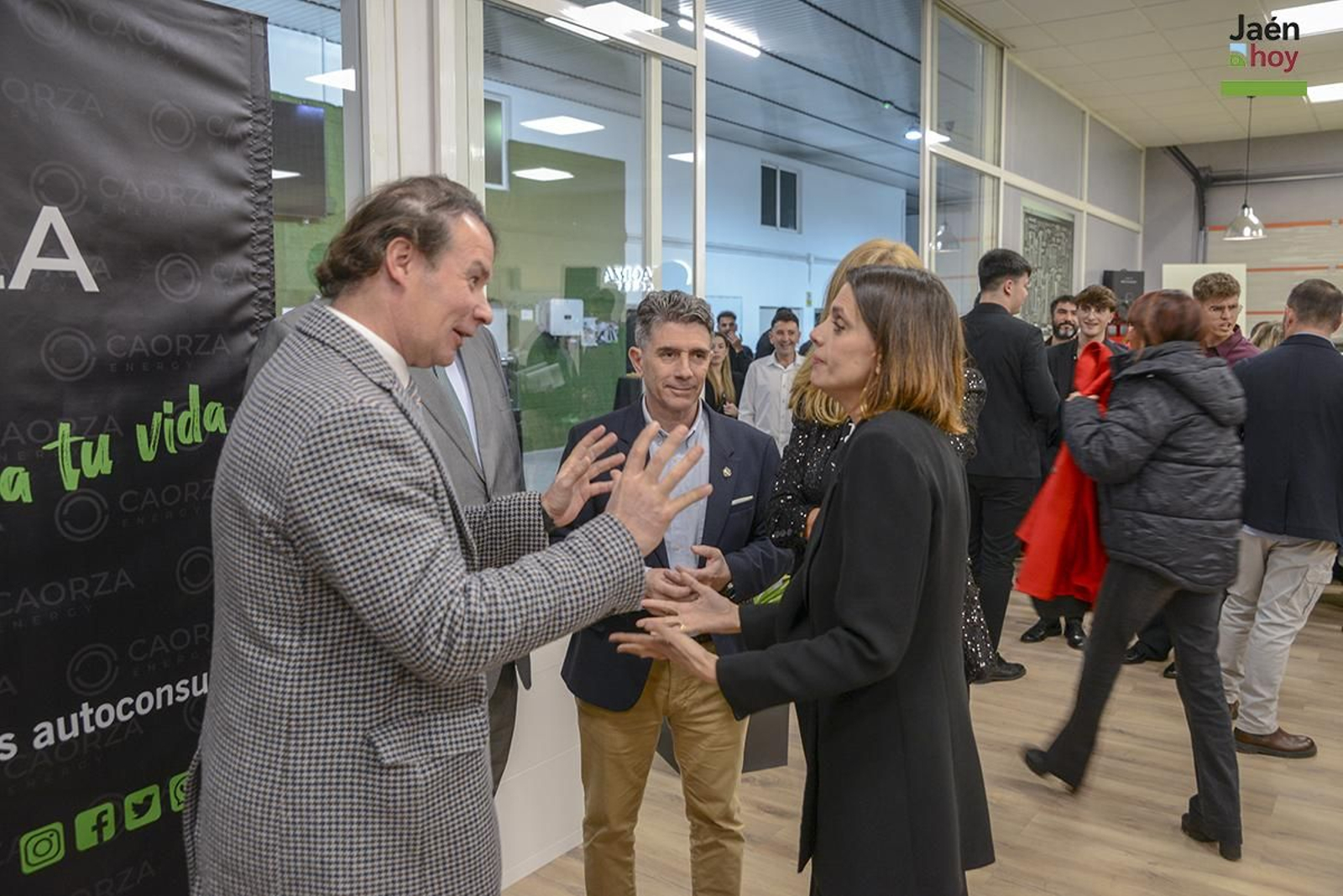 Inauguración de las instalaciones de la empresa Caorza Energy.