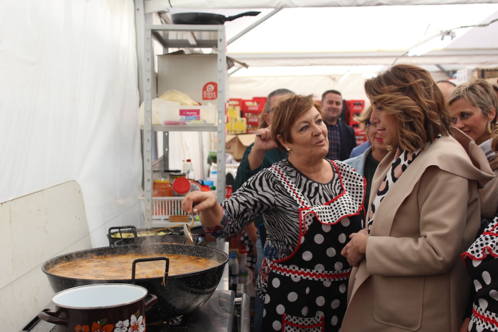 Susana Díaz visita la Feria de Cuevas del Almanzora