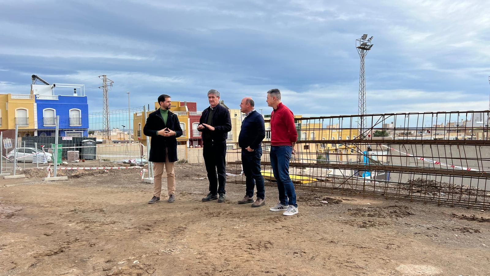 Las obras del Complejo Deportivo 'Miramar' de Adra avanzan a buen ritmo