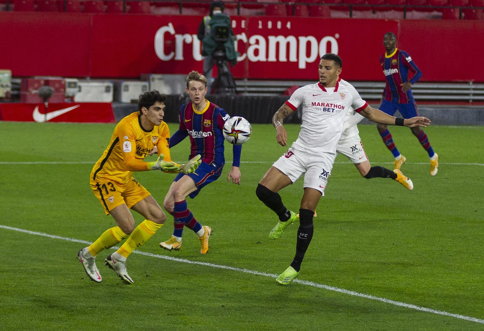El Sevilla-Barcelona de Copa del Rey, en imágenes