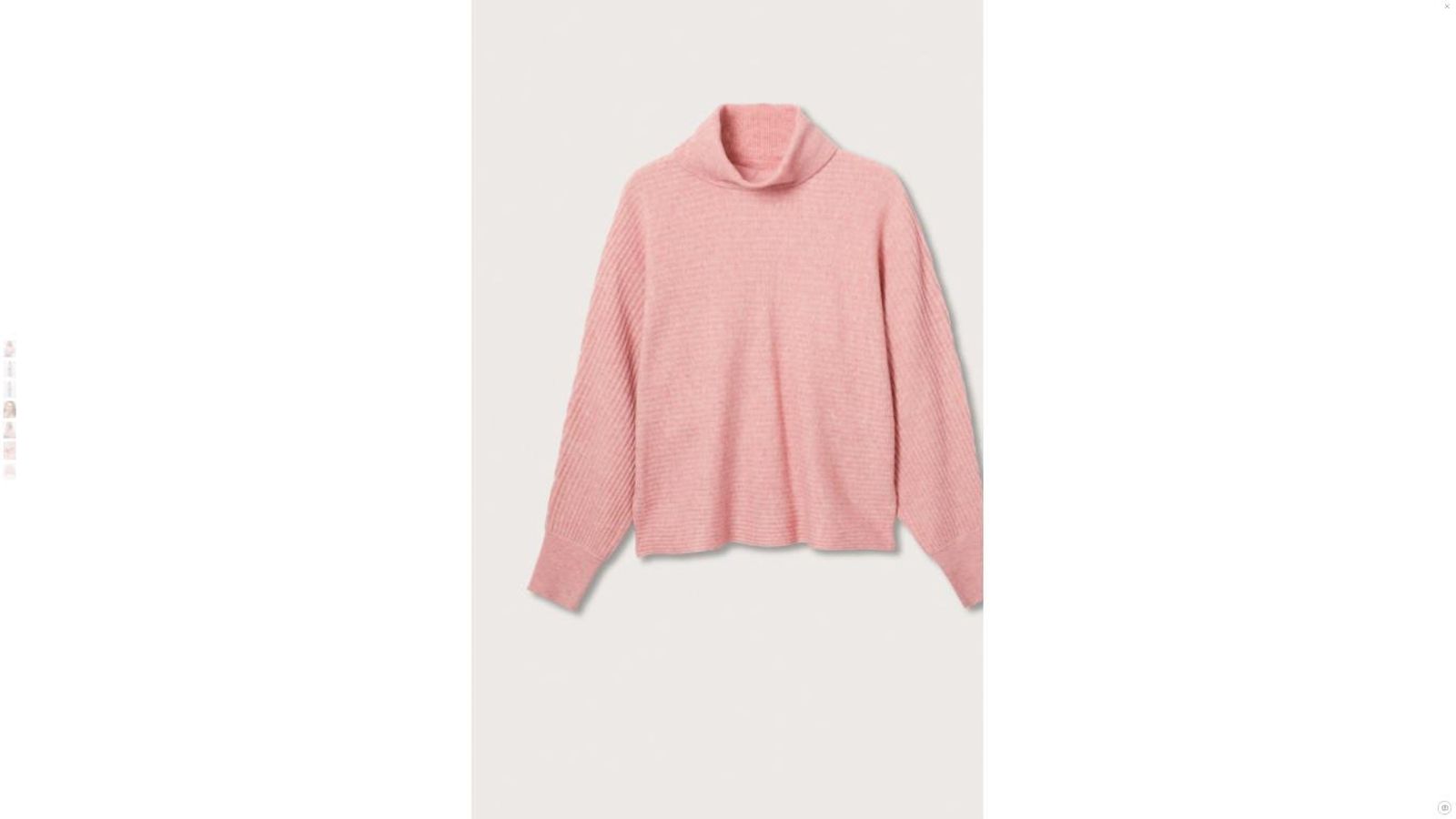 Jersey rosa de Mango.